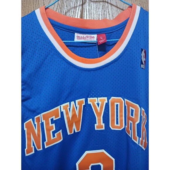 John Starks (Hardwood Classic)-(Knicks)-(Jersey)-(Blue)-(New)-(Size L)-$85.00 - Picture 11 of 15